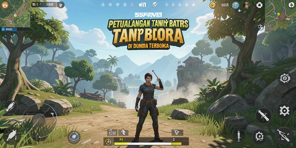 Gameplay menakjubkan dalam dunia terbuka 55FIVE.