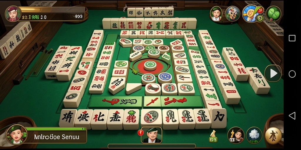 Tampilan gameplay yang seru dari 99SL dengan elemen Mahjong yang menawan.