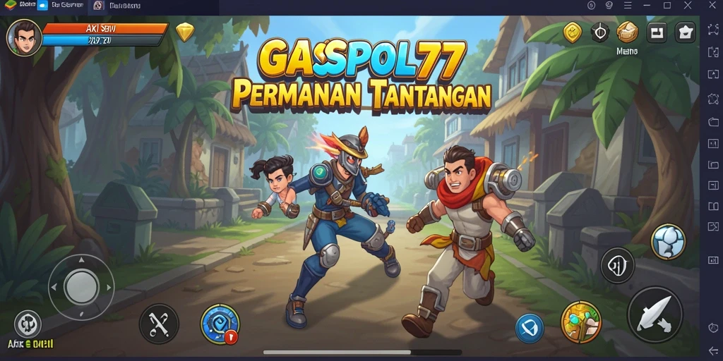 Tampilan penuh aksi dari gameplay GASPOL77 yang memukau.