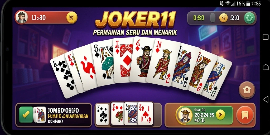 Tampilan menarik saat bermain Domino di JOKER11.