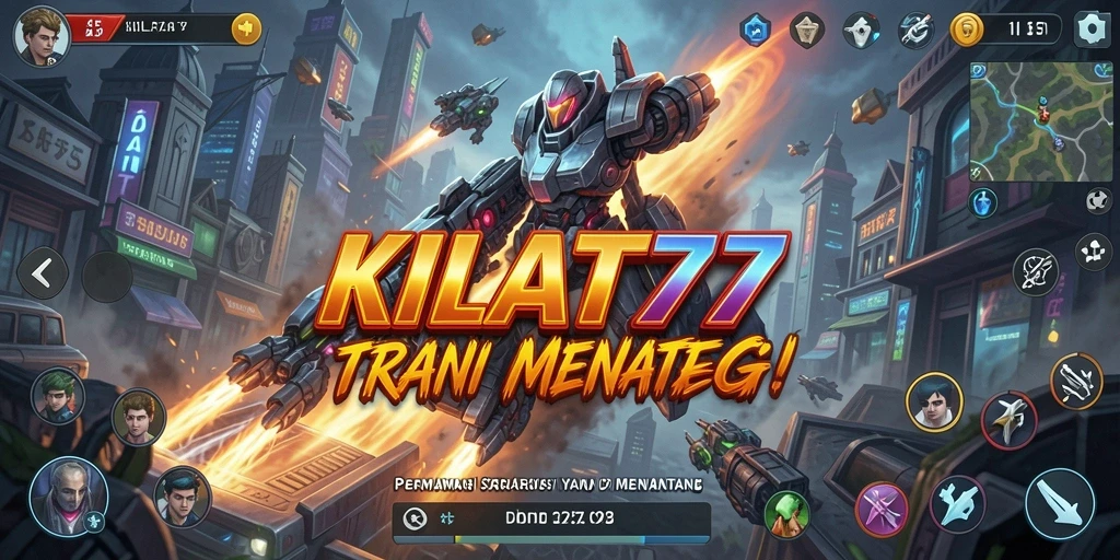 Tangkapan layar gameplay KILAT77 yang menampilkan pertempuran strategis.