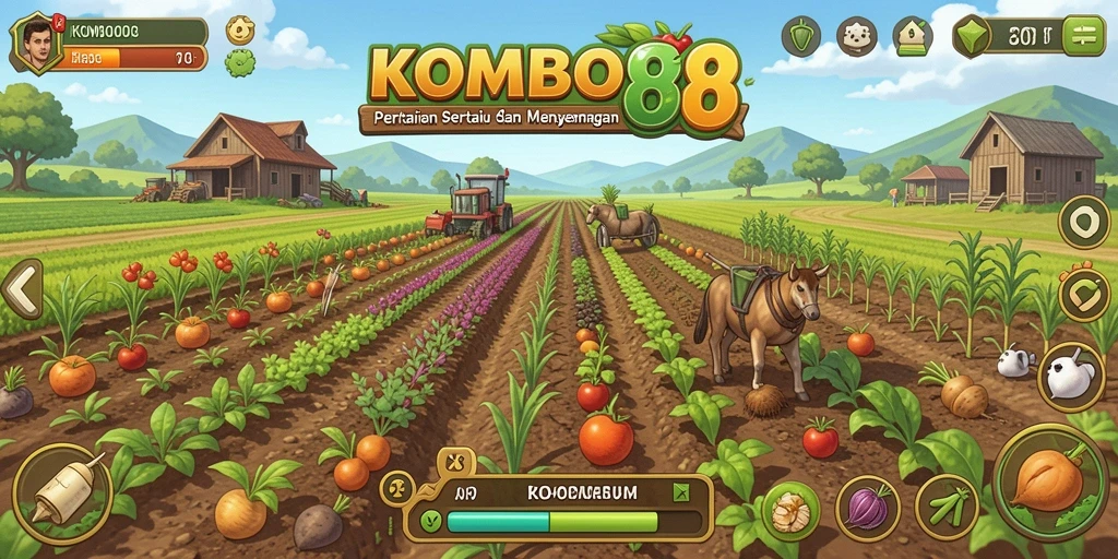 Tangkap momen seru dalam gameplay Farming KOMBO88.