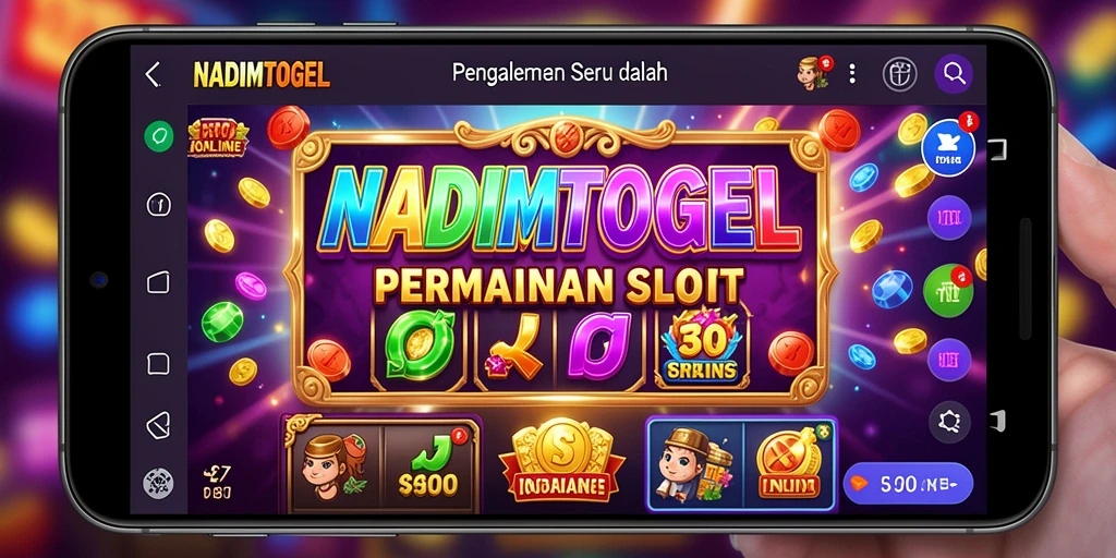 Menampilkan gameplay seru dan menarik dari NADIMTOGEL Slot.