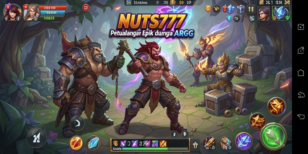 Gameplay dinamis dan aksi seru dalam NUTS777.