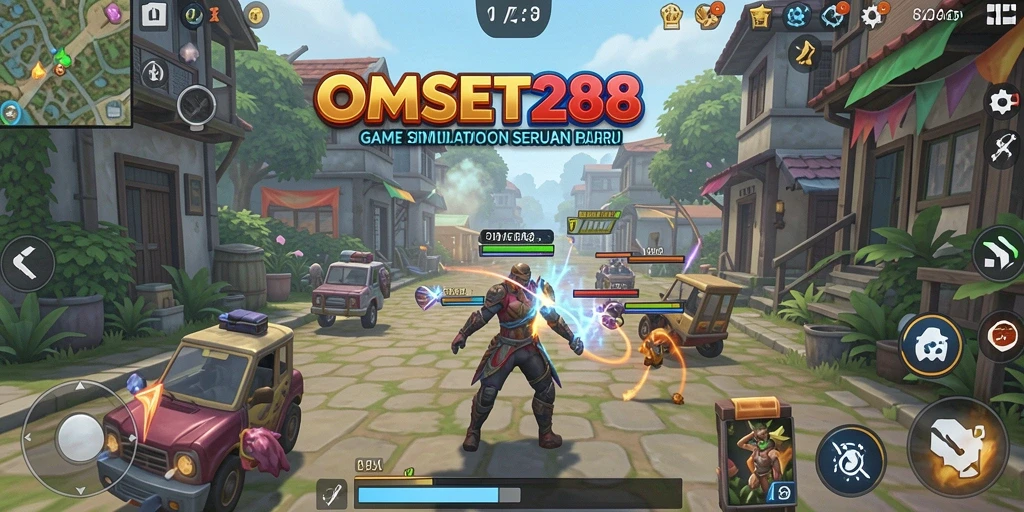 Screenshot gameplay OMSET288 yang menunjukkan interaksi karakter.