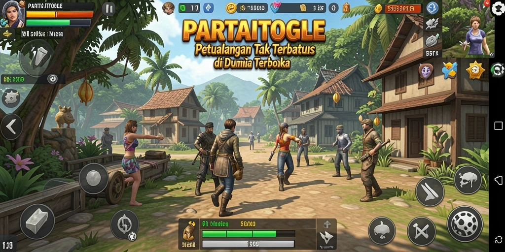 Screenshot menampilkan gameplay mendalam di dunia terbuka.