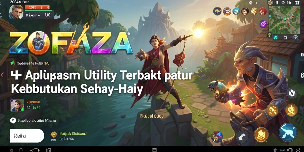 Tampilan antarmuka aplikasi ZOFAZA yang modern dan fungsional.